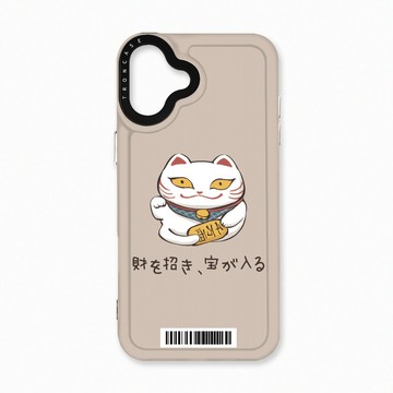 iPhone 16 Plus 殼 TRON IPhone 16 PLUS 俄羅斯方塊招財貓O型系列  載具 太空殼 透黑款 手機殼