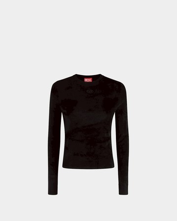 DIESEL 羊毛圓領長袖上衣 - S