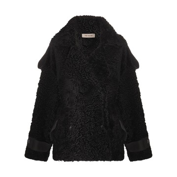 The Mannei - Black Leather Jordan Coat