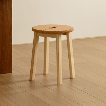 BRAVO Stool | 白蠟木極簡椅凳 | 軟木椅座 | 原木