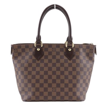 【日本直運】路易威登 LOUIS VUITTON SALLAZ PM 托特包 N51183 Damier Ebene 帆布 咖啡色 VI4077 女性【二手】