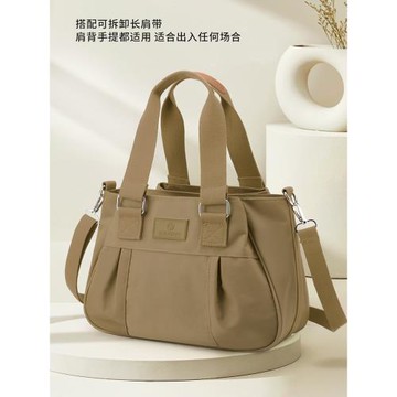 手提包女牛津布斜挎包尼龍布女包休閑女士帆布包多隔層媽媽大包包