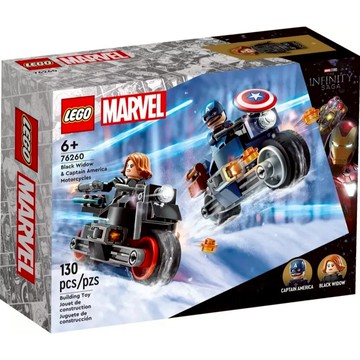 [樂享積木] [已停產沒貨] LEGO 76260 美國隊長與黑寡婦摩托車 超級英雄系列