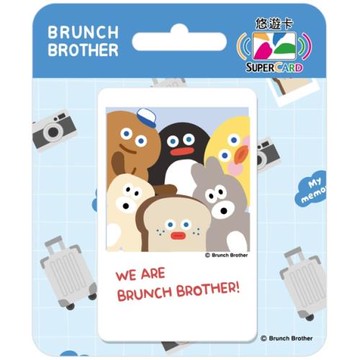 【悠遊卡】早午餐兄弟系列SuperCard悠遊卡-拍立得-代銷
