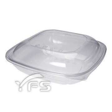 48oz方型沙拉盒(中) (餅乾盒/乳酪球/小蕃茄/櫻桃/麻糬/方塊酥/泡菜盒/涼麵)【裕發興包裝】JM365JM367