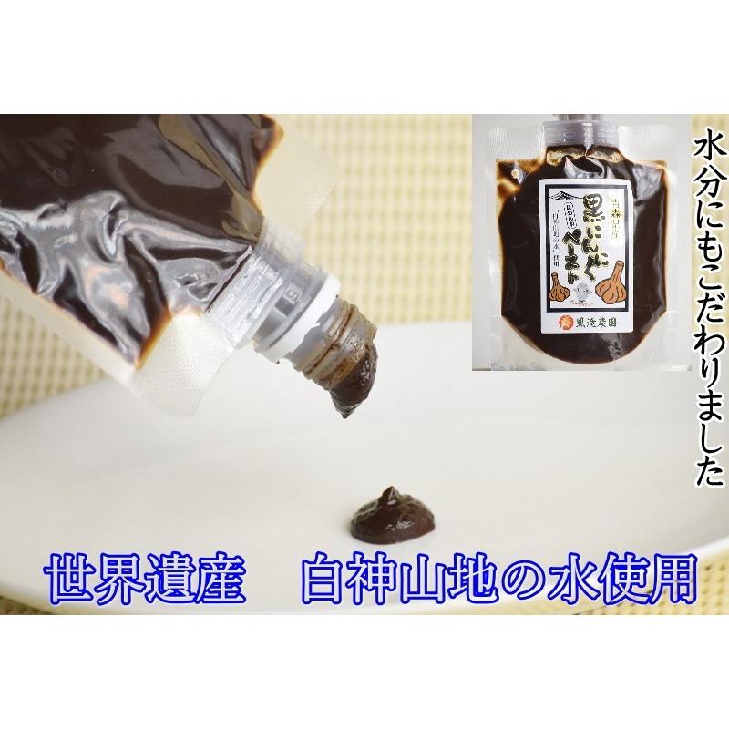 黒にんにく ペースト なめらか 送料無料 青森県産 100g お試し 黒ニンニク 青森産 ポイント消化 送料無 食品 免疫力アップ