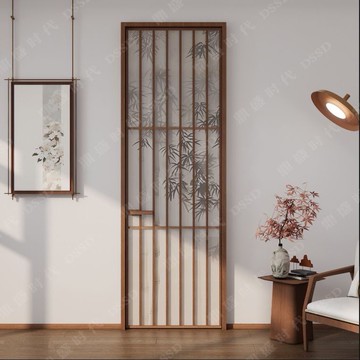 免運 玻璃門 新款復古風衛生間平開門新中式洗手間鋁合金客廳酒吧浴室玻璃移門 可開發票 全館五折 工廠現貨直銷 新品特價 b9084