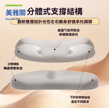 枕頭 頸椎枕 護頸枕 助眠枕 可拆洗枕頭護頸椎助睡眠頸椎枕牽引記憶棉羽絲絨側睡枕枕芯 八折減免 特價出 可開發票