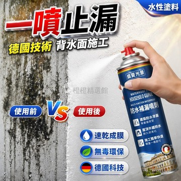 台灣出貨 防水補漏噴劑 屋頂樓頂補漏王 廁所裂縫滲水堵漏 德國技術速乾 強力滲透修復