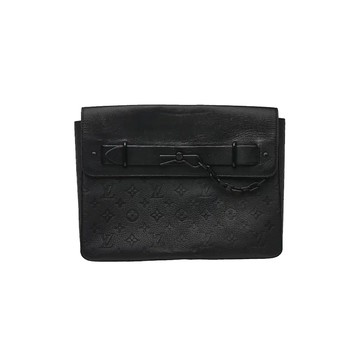 LOUIS VUITTON M80107 STEAMER 真皮壓紋手拿包