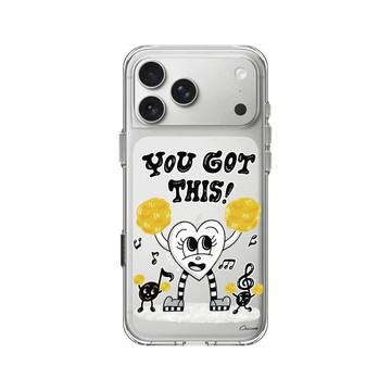 iPhone 17 Pro Max Clear Case（相機按鈕） 透明 - Chocomoo - DREAM PROJECT: YOU GOT THIS