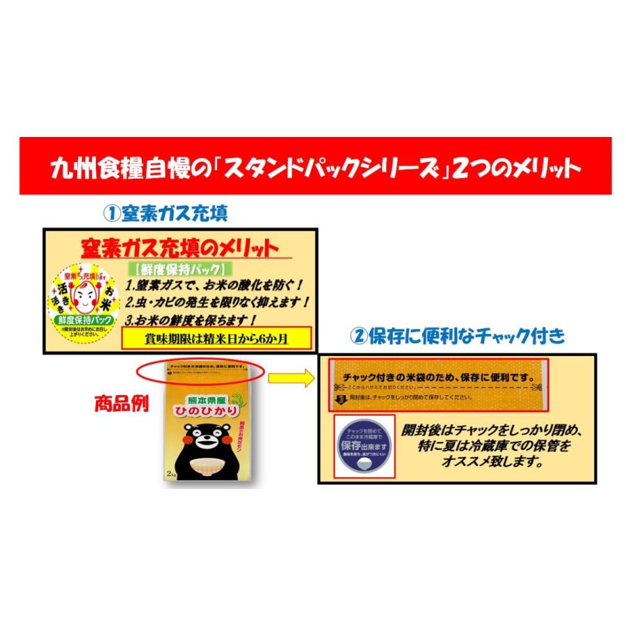 新米　米　お米　１０ｋｇ　（２ｋｇ×５）　くまモン　無洗米　ひのひかり　ふるさと　熊本県産　令和５年産　送料無料