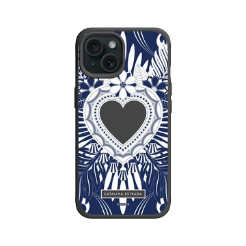 iPhone 15 SolidX 黑 - Catalina Estrada - Blue Heart