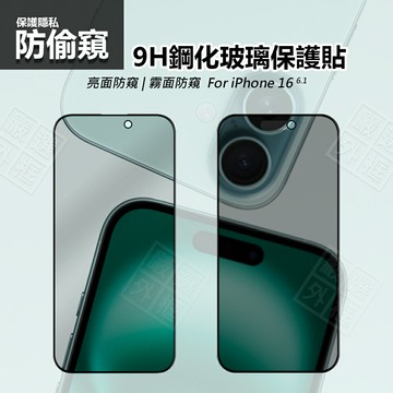 【嚴選外框】 IPHONE16 防偷窺 亮面 磨砂 霧面 電競 防窺 滿版 屏幕 玻璃貼 9H 鋼化膜 蘋果 16 6.9 6.7 6.3 6.1保護貼 鋼化玻璃