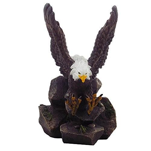American Bald EagleブックエンドセットSculptures in Officeと愛国ホーム装飾、鳥と像Figurines by home
