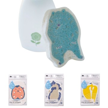 天然植物纖維快乾海綿-5入組｜多款 隨機花色5入