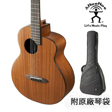 【恩心樂器】aNueNue  M20 36吋吉他 面單板桃花心木 旅行吉他 木吉他 小吉他 入門款 彩虹人