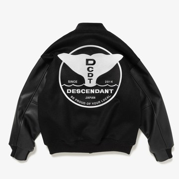 【JPPSC】2025AW DESCENDANT FLUKE UP VARSITY JACKET 刺繡 鯨魚 外套