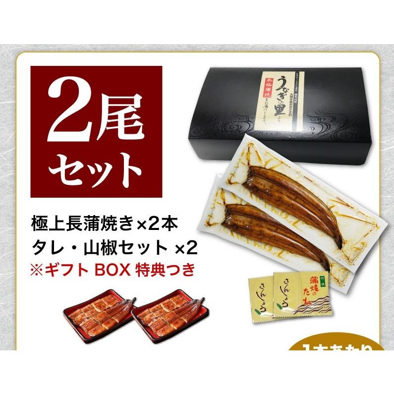 ポイント5倍 御歳暮 お歳暮 送料無料 ギフト うなぎ 蒲焼き 国産 プレゼント 鹿児島産 ブランド鰻 極上長蒲焼き2本 ギフトBOX グルメ クール