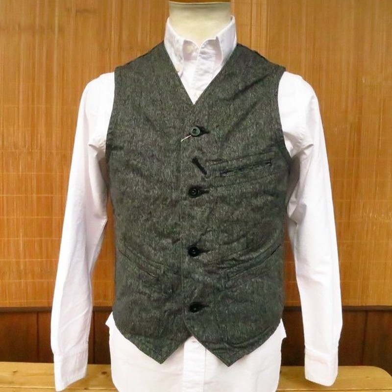 日本全国送料無料 シュガーケーン コバートワークベスト SUGAR CANE 9oz. BLACK COTTON COVERT WORK VEST  SC12795-119