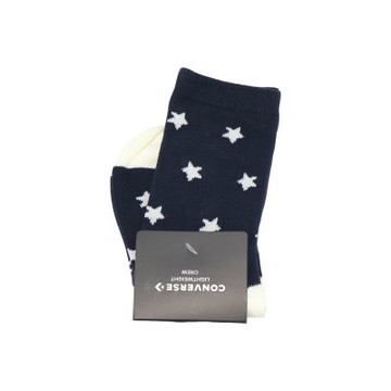 Converse 休閒襪 Lightweight Crew Socks 中大童 藏青藍 星星 襪子 童襪 長襪 CV2513012PS001