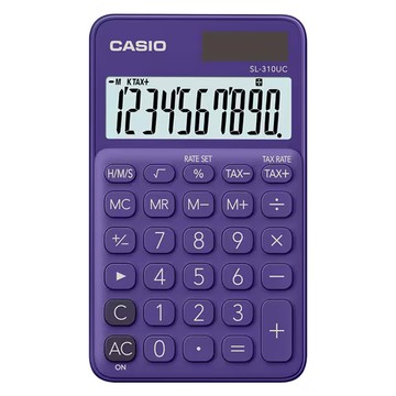 CASIO 卡西歐 計算機  紫色  1個