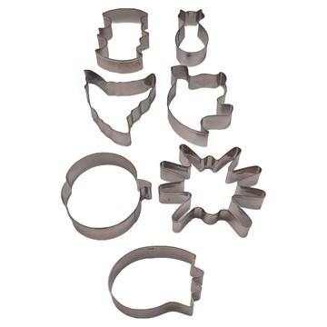 不鏽萬聖節餅乾模  Silver  7個