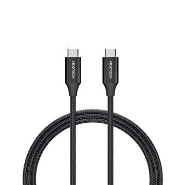 編織傳輸充電線 USB-C to USB-C 黑色