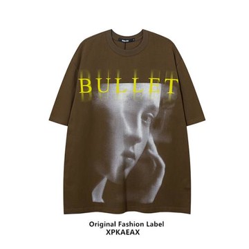 XPKAEAX原創潮牌高街亞比風oversize寬松半袖T恤男女嘻哈炸街短袖