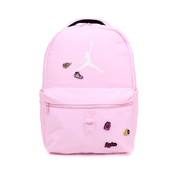 後背包 Jordan School 粉紅 13吋筆電包 徽章 喬丹 書包 JD2533057GS-003