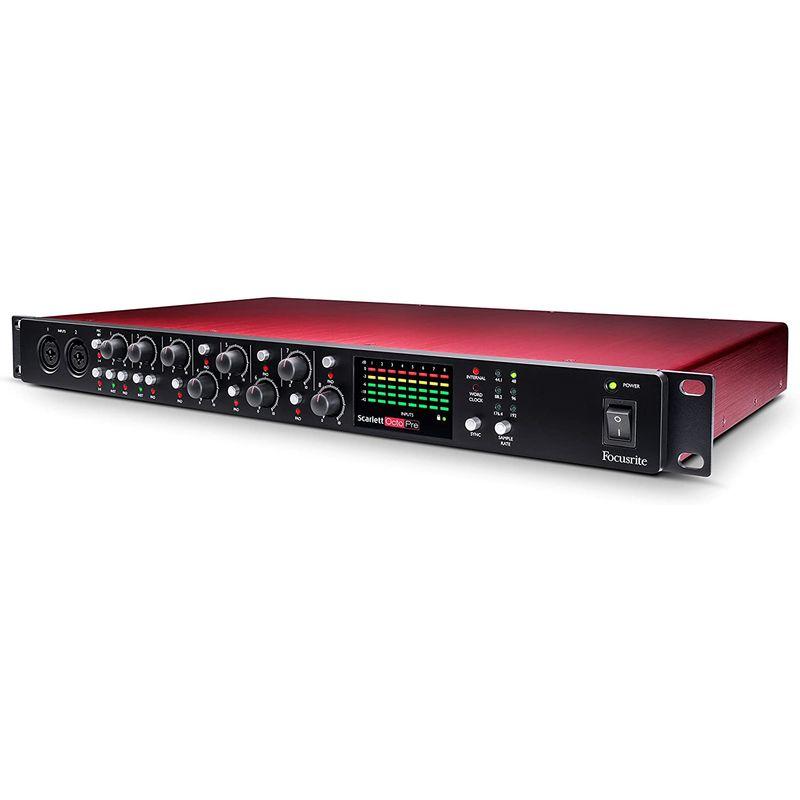 オーディオインターフェース Focusrite フォーカスライト マイクプリアンプ 8-channel Mic Preamp Scarlett OctoPre 国内正規