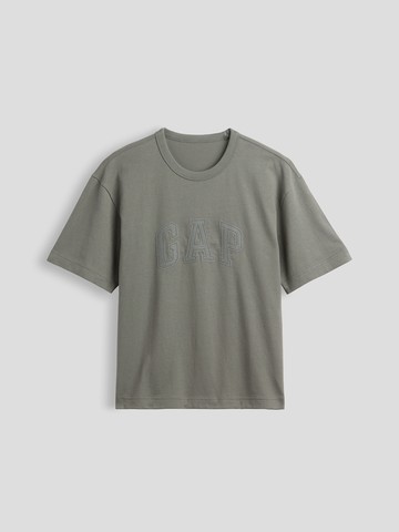 重磅寬鬆Gap Logo短版T恤