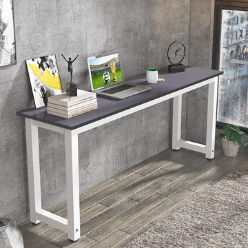 長條窄桌/窄邊桌/長條桌 長條桌家用電腦桌簡約寫字台臥室書桌學習辦公桌長方形靠牆窄桌子『XY39897』