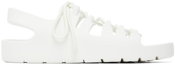 Bottega Veneta 白色 Jelly 凉鞋