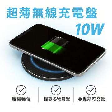 【Sunland】超薄無線充電盤 10W大功率