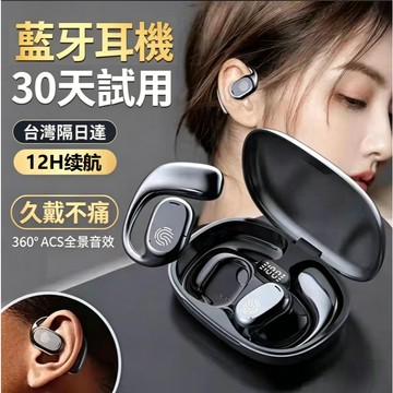 【隔日達】運動無線藍牙耳機 開放雙耳 掛耳式 IPX7防水 超長續航 藍牙5.3 ENC通話降噪 高音質