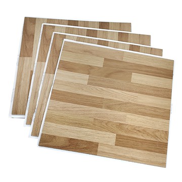 鴻民家飾 超耐磨自黏木紋地板貼 台灣製造 免刷膠 PVC地貼 0.5坪/箱  1入