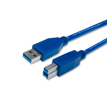 USB-A to USB-B 3.2 Gen 1 連接線,雙層抗干擾, 電源線加粗, 高速傳輸線, UL2725