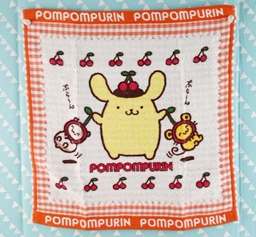 【震撼精品百貨】Pom Pom Purin 布丁狗~手帕_櫻桃