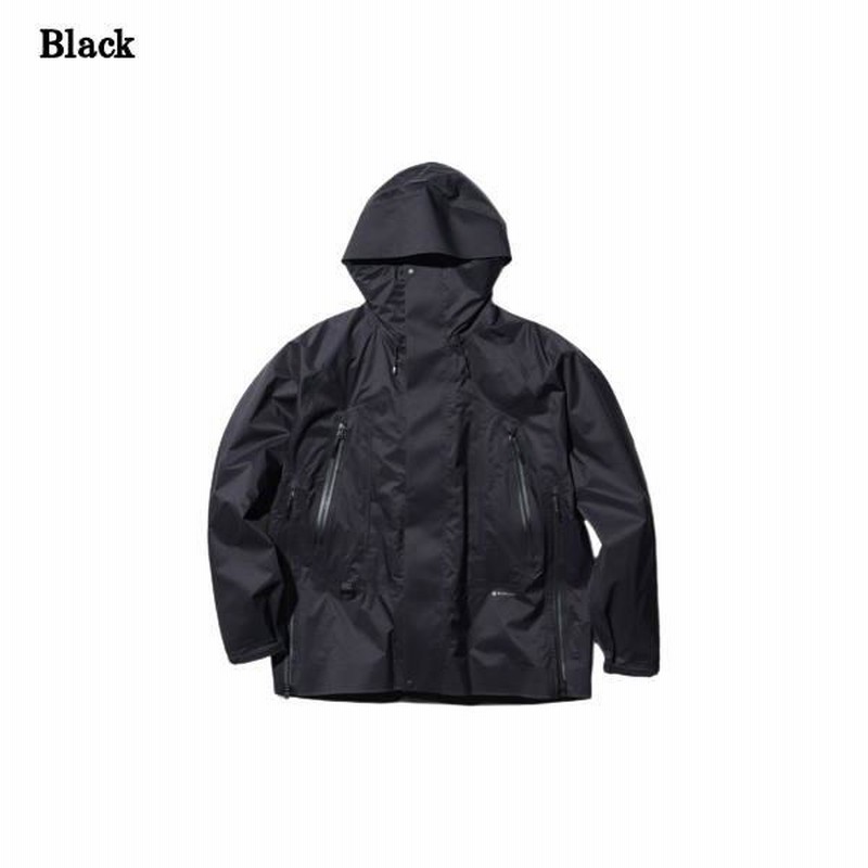 snowpeak レインジャケット XL Black（スノーピーク SNOW PEAK