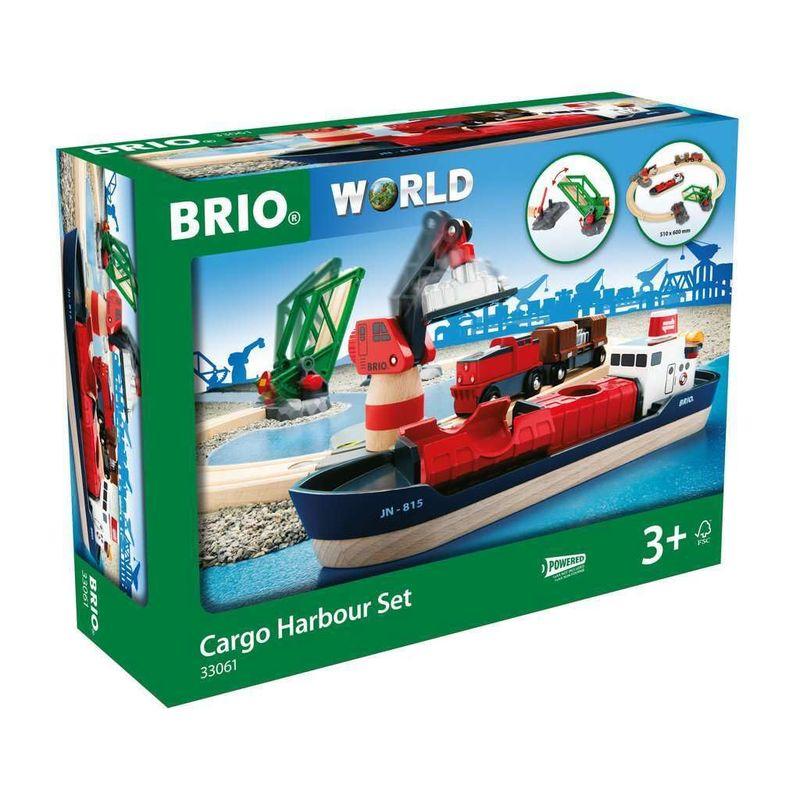 BRIO ブリオ WORLD カーゴハーバーセット 全16ピース 対象年齢 3歳~ 船