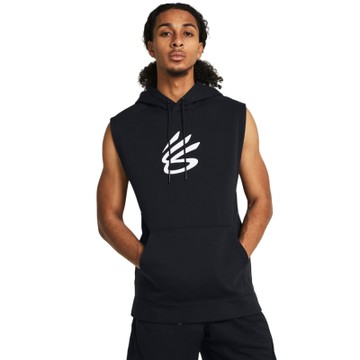 【UNDER ARMOUR】男 Curry Fleece 連帽背心_1374301-003