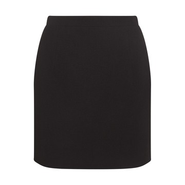 Alessandra Rich - Black Viscose-wool Blend Skirt