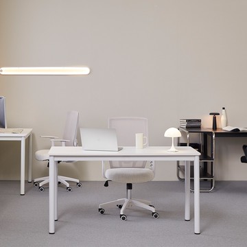 16 Piece 16件多功能電腦書桌  寬100 x 深60 x 高75 公分  白色