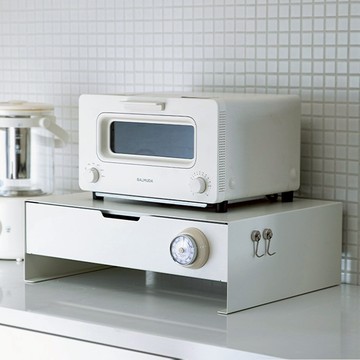 日本 霜山 桌上型收納置物架(附抽屜)-多色可選