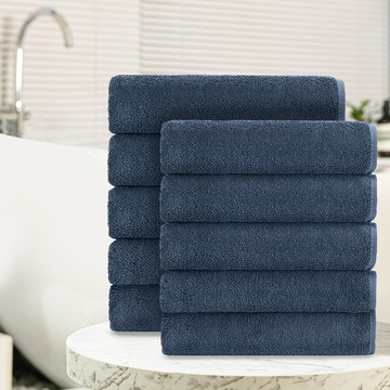 Habity 高級毛巾 30支 150g 海軍藍 10入  10個