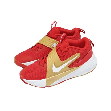 [ACS] Nike 籃球鞋 Team Hustle D 12 PS 中童 紅 金 運動鞋 HF6280-603