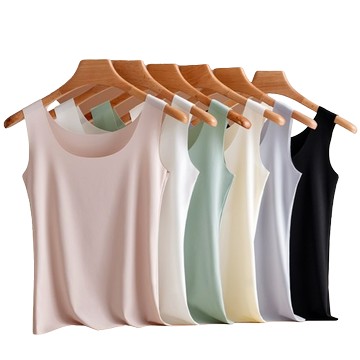 韓版薄款內搭無痕冰絲背心【V312】