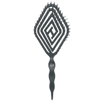 BEAUTYOUNG 妝漾 3D彈力鬃毛按摩梳 黑色 按摩 蓬鬆造型 護髮  1件