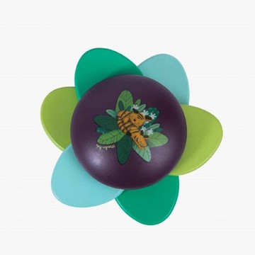 法國 Moulin Roty 叢林冒險嬰兒木製搖鈴